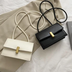 Новая модная дизайнерская сумка через плечо из искусственной кожи с клапаном, дизайнерские сумки и кошельки, маленькие сумки через плечо для женщин, однотонные женские ручные сумки