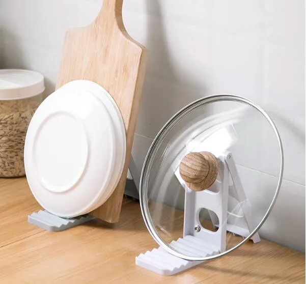 Настенная полка для крышки кухонной плиты вилки ложки лопатки пластиковая