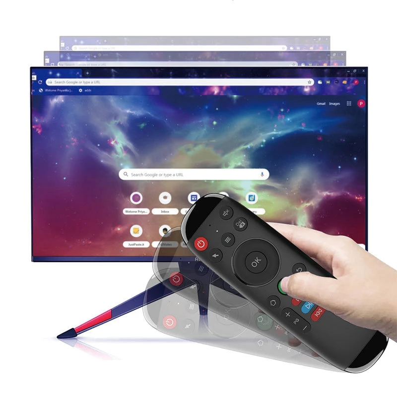 M6 Смарт Беспроводной Air Mouse 2 4 г гироскоп мини дистанционного Управление с USB
