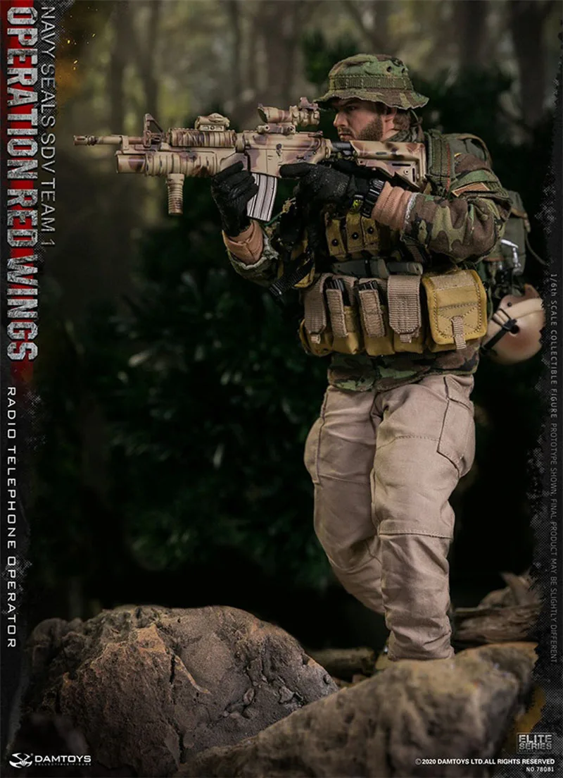 DAMTOYS DAM 78081 1/6 NAVY SEALS Радиофонный оператор Полный набор 12 дюймов Фигурка мужского
