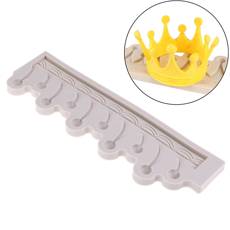 1 шт. силиконовая форма с короной шоколадной формы для помадки инструменты