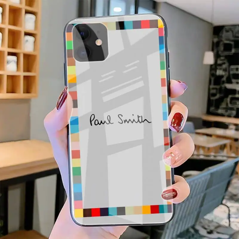 

Paul Fashion Luxury Italy Smith Phone Cases Tempered Glass For Iphone6plus 6S 7 7plus 8 X XS XSmax XR 11 12 Pro Max 12mini