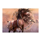 MEIVN 5D DIY алмазная живопись Лошадь полная квадратная Алмазная вышивка животные со стразами Картина Набор для рукоделия