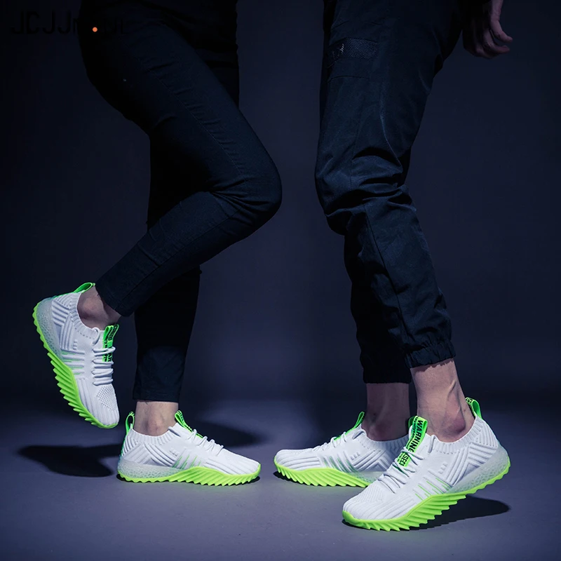 Пары кроссовки оранжевый светильник зеленый Фитнес женская обувь Демисезонный