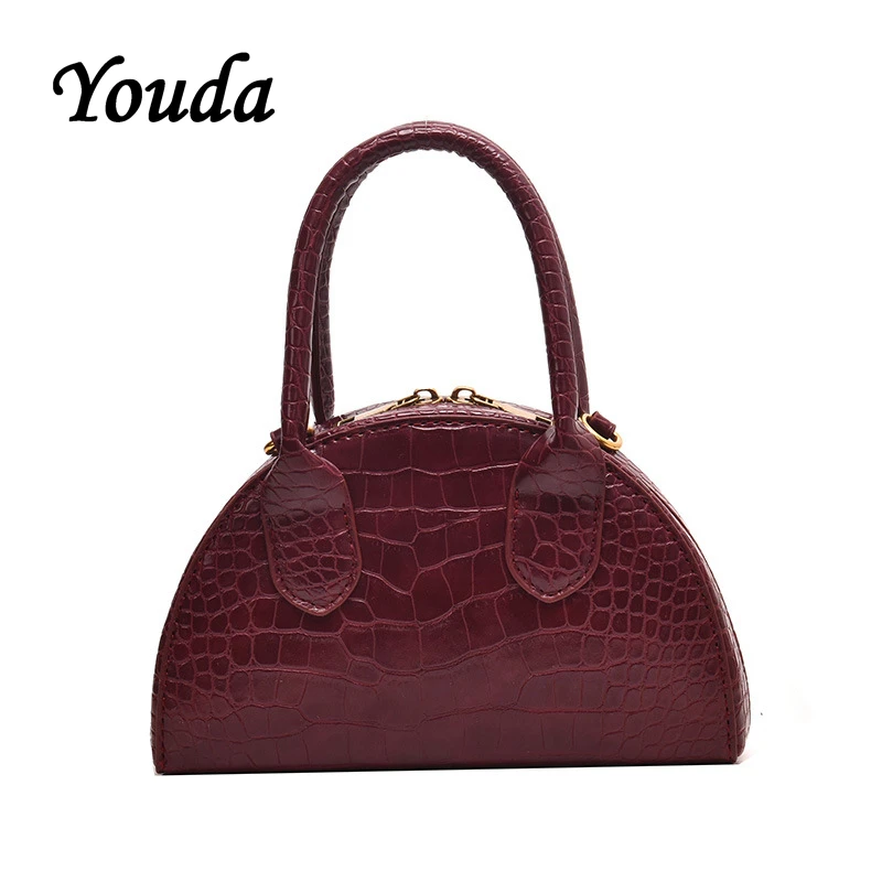 Youda Модная стильная женская полукруглая хозяйственная сумка большой вместимости