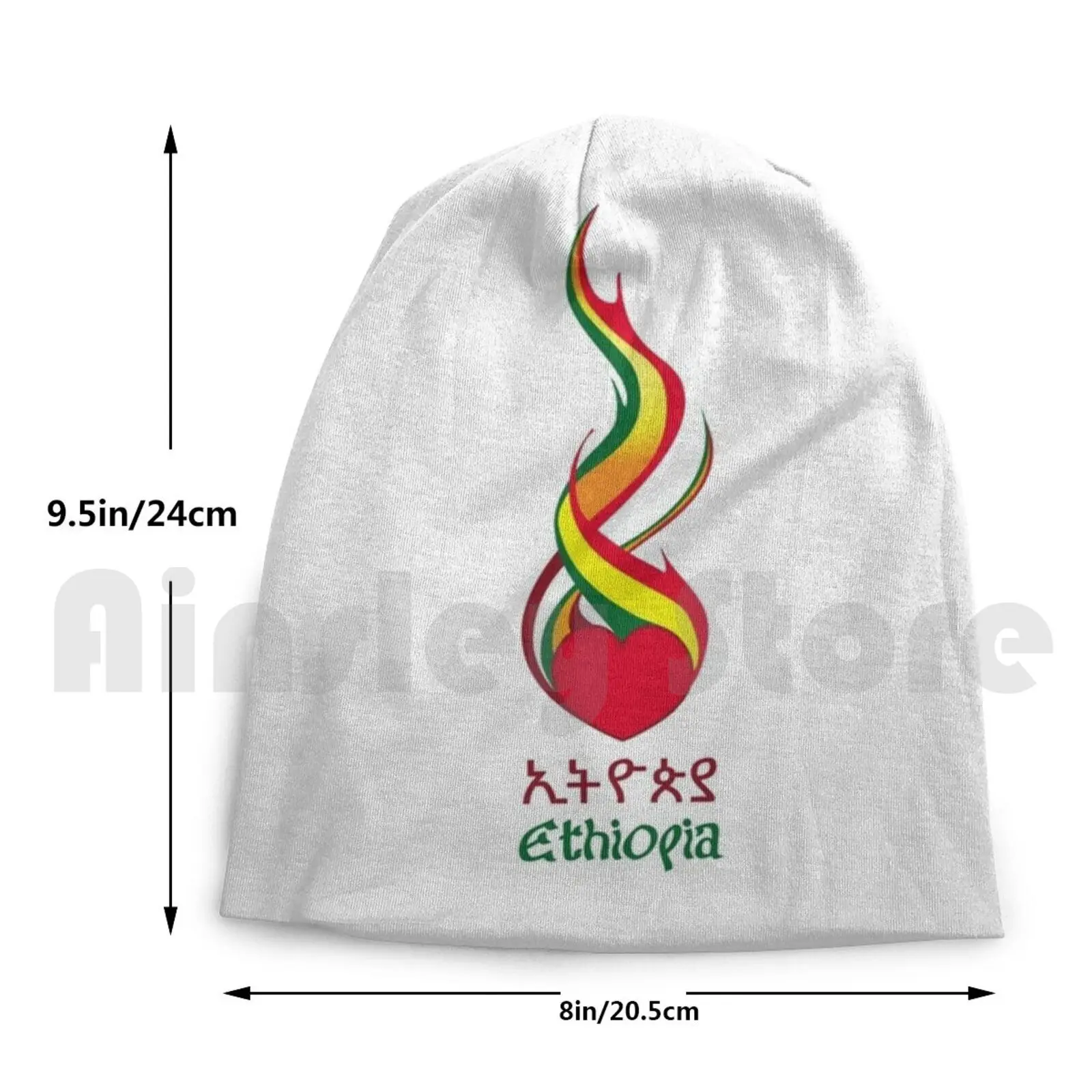 

Ethio Love Beanies Knit Hat Hip Hop Perfect Gift For Ethiopians I Love Ethiopia Ethiopian Flag Green Yellow
