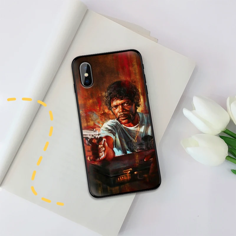 Movie Pulp Fiction Luxury Black Case For Samsung A3 4 5 6 plus A8 9 A10 A20 30 A40 50 A60 A70 2017 M40 J6 Cover | Мобильные телефоны