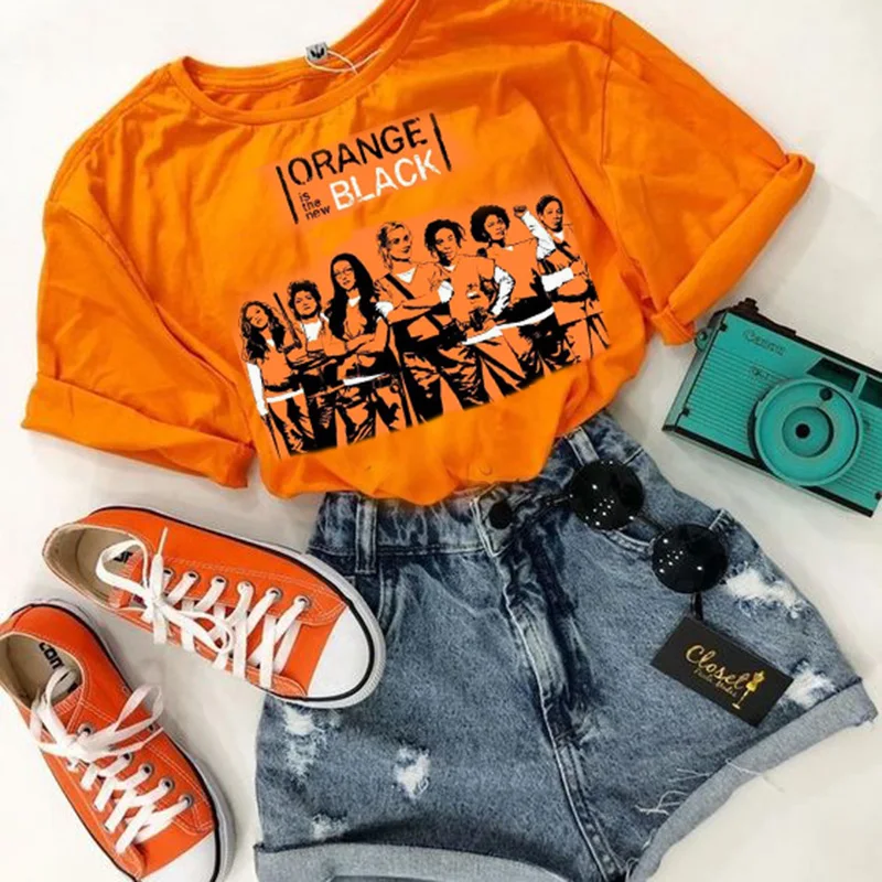 

Orange Is the New Black T-shirt Fashion printed T-shirt