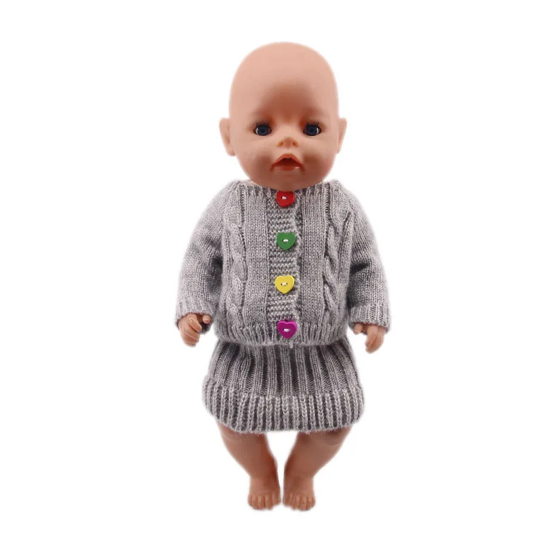 LUCKDOLL 6 стилей 3 набора различных стилей подходит 18 дюймов Американский 43 см детская кукла одежда аксессуары, игрушки для девочек, поколение, подарок