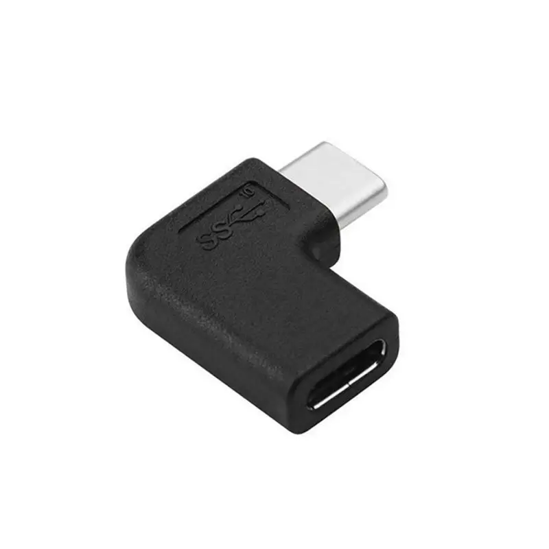 Переходник Mini USB 3 1 Type C папа мама 90 градусов прямоугольный конвертер для