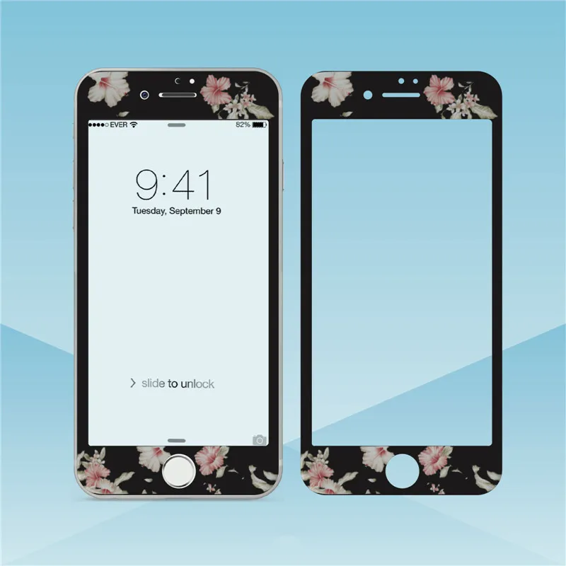 3D мягкое закаленное стекло для iPhone 8 7 plus полное покрытие защита экрана прекрасные