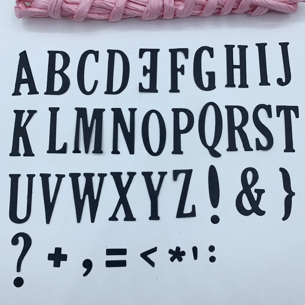 

Штампы для вырезания надписей «сделай сам»