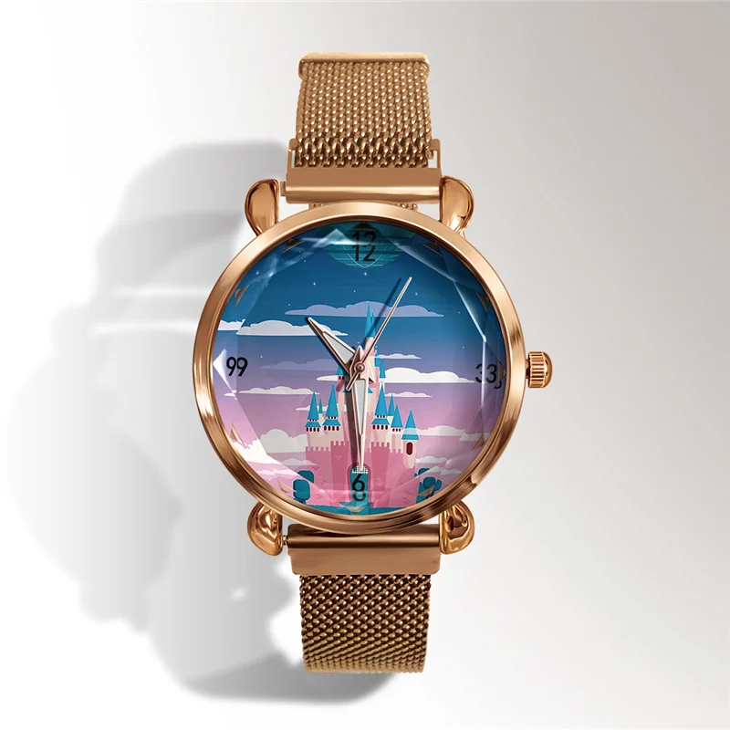 Новые Классические из мультфильма Город героев Модные женские часы повседневные