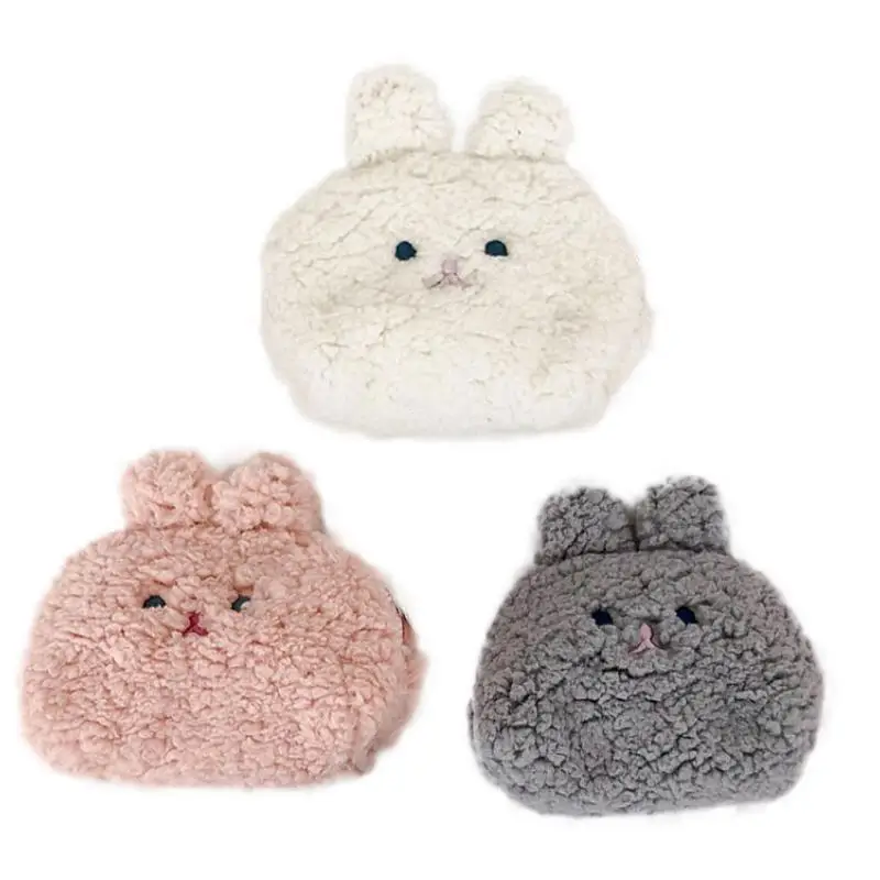 1 шт. мультяшный кролик плюшевые кошельки чехлы косметички для макияжа сумка