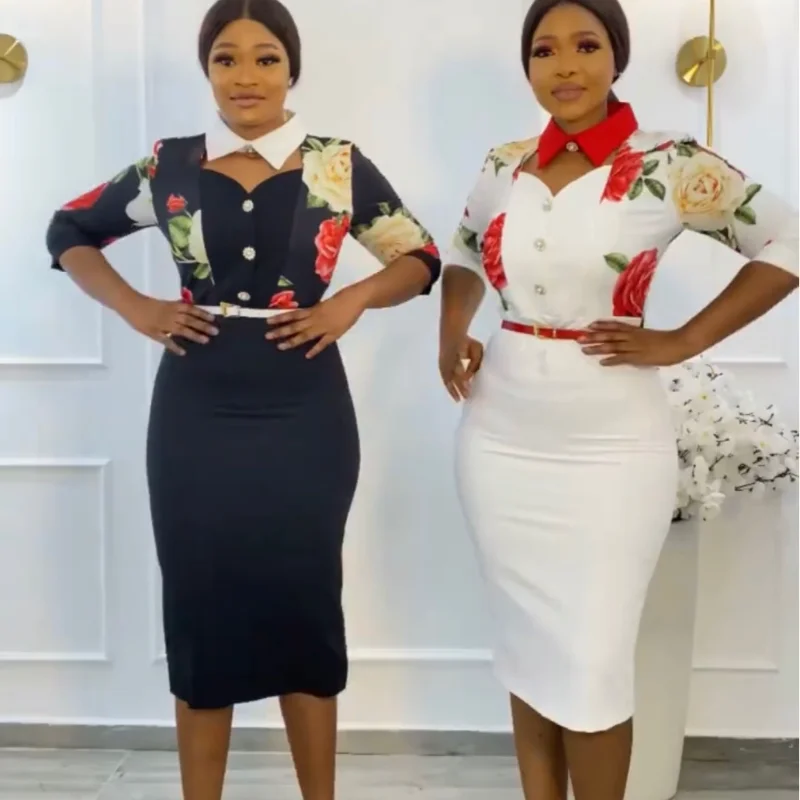 Африканские платья для женщин Лето 2021 африканские женские с принтом из