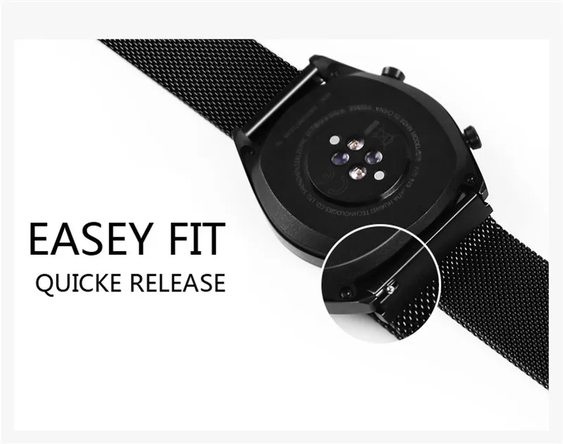 Для huawei watch GT 42 мм 46 мм ремешок из Миланского нержавеющей стали металлический браслет мужские и женские спортивные часы Ремешки ремешок для часов