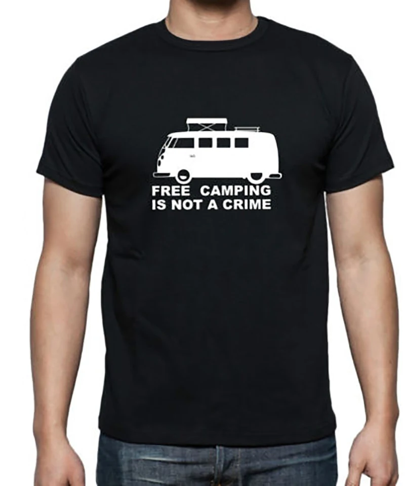 

TShirt Graphic Men T Shirt Clothes 2020 Camiseta WESTFALIA FREE PLAY Shirt Bus T-shirt Tops Graphic Tees Plus Size Black XS-3XL
