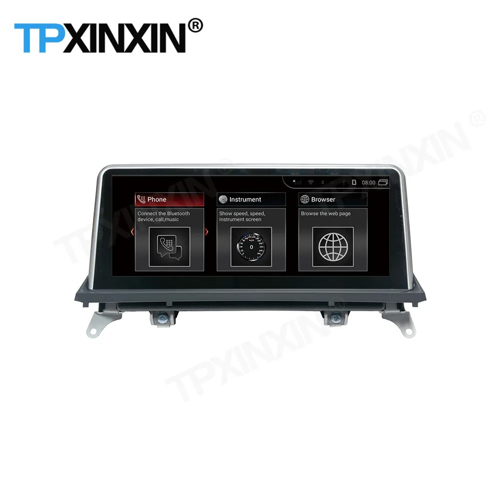 저렴한 자동차 라디오 스테레오 무선 레코더 수신기 안드로이드 BMW X5 X6 2007 2008 2009 2010 GPS 플레이어 네비게이션 자동 오디오 헤드 유닛