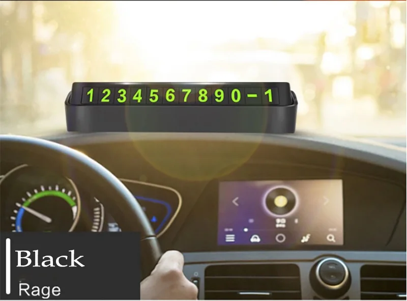 car temporary parking card phone number card plate car sticker telephone number car park stop automobile accessories car styling free global shipping