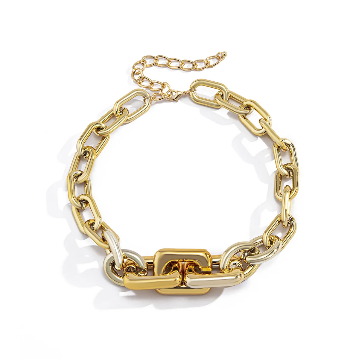 

Necklace Sets for Women Collares Mujer Trendy Gold Necklace Statement Necklace Necklaces Chunky Snowflake Chain Collier Femme