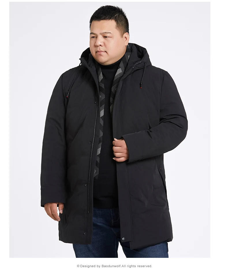 Размера плюс 10XL 8XL 6XL 5XL новая пуховая куртка для мужчин брендовая одежда плотные