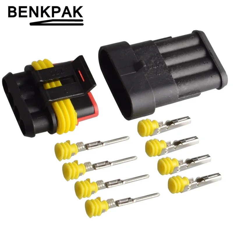 15 комплектов герметичные Водонепроницаемые электрические соединители для