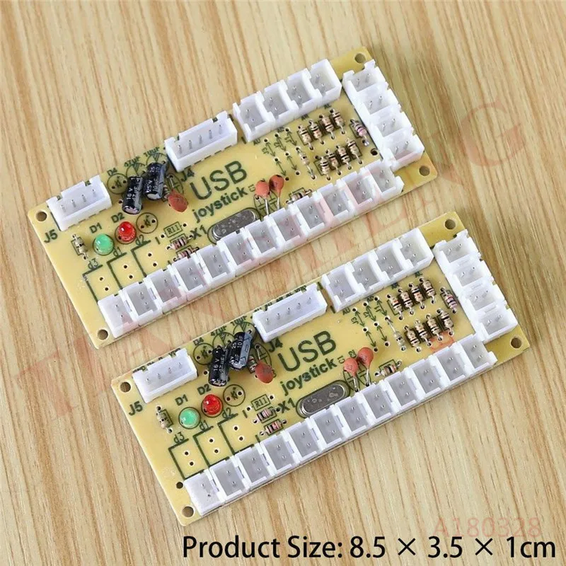 Игровой контроллер для аркадных игр с нулевой задержкой 2 игрока USB-энкодер плата