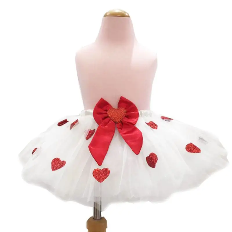 

Bowknot Princess Tutu Skirt Baby Girls Summer Clothes Heart Kids Party Tutu for Girl Skirts Children Colorful Mini Pettiskirt