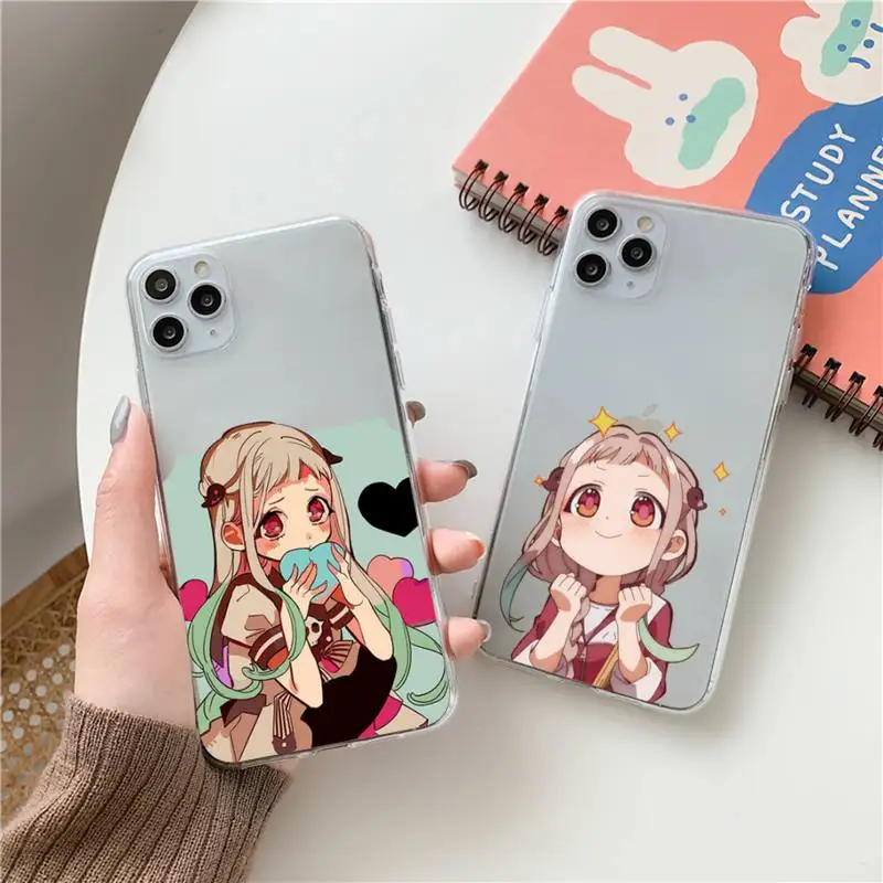 

toilet bound hanako kun Phone Case Transparent for Clear iPhone case 11 12 mini pro XS MAX 8 7 6 6S Plus X 5S SE 2020 XR