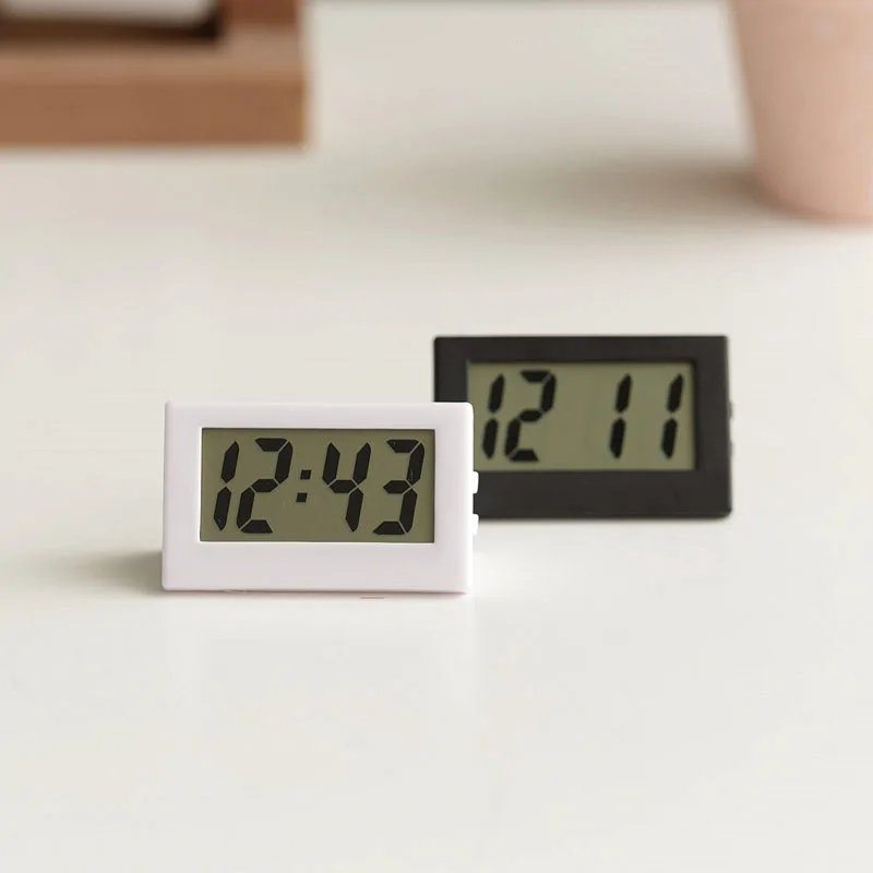 

Mini LCD Digital Table Dashboard Desk Electronic Clock for Desktop Home Office Decor