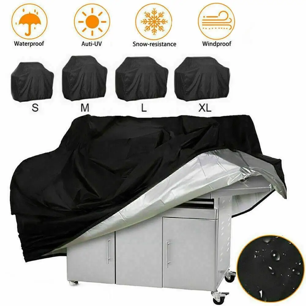 

S-XL Обложки с Барбекю сверхмощный Водонепроницаемый газовый гриль для барбекю