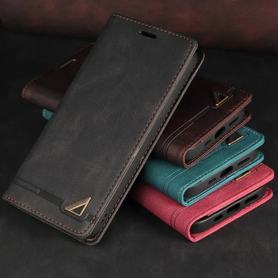 Luxury Flip Case For iPhone 12 11 Pro Max Mini Phone Wallet X XS XR 7 8 Plus Leather Cover Coque Funda | Мобильные телефоны и