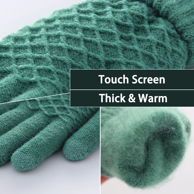 Перчатки унисекс Rimiut толстые и теплые бархатные повседневные перчатки для