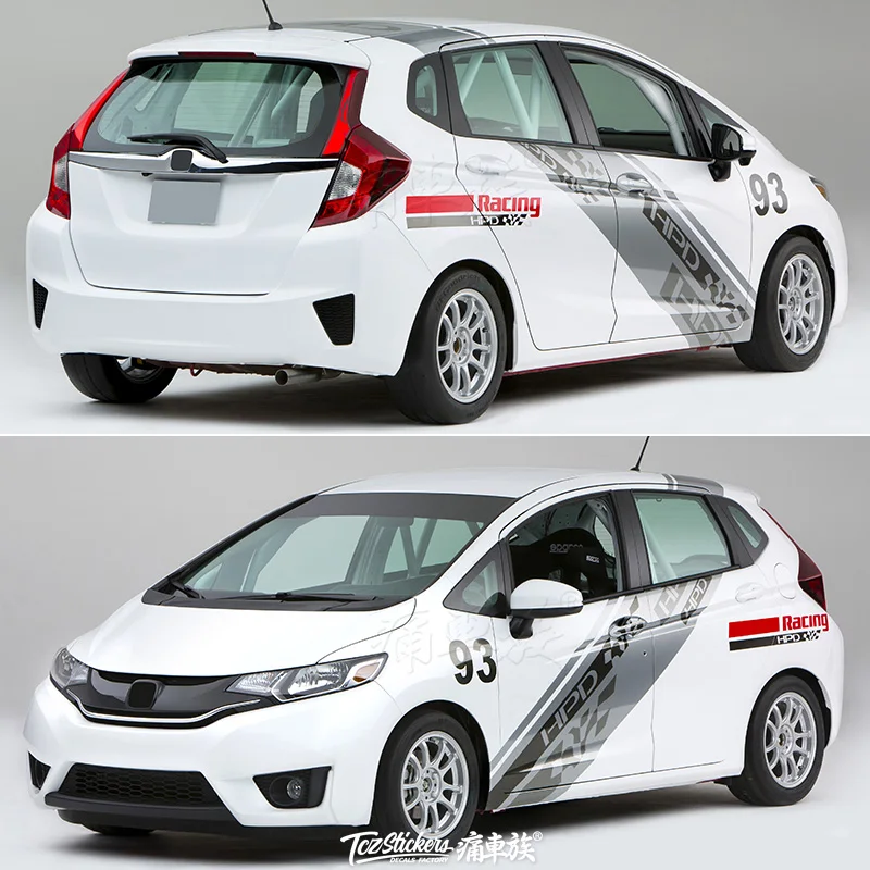 Car stickers For Honda Fit GK5 JAZZ 2014-2019 body appearance new decoration modification | Автомобили и мотоциклы