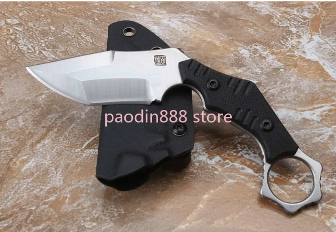 Квартира байлянь волк Karambit коготь AUS 8 лезвие G10 ручкой и фиксированным лезвием