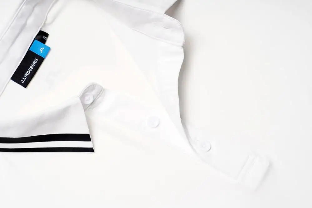 Новинка JL футболка для гольфа на весну/лето рубашка-поло одежда однотонная