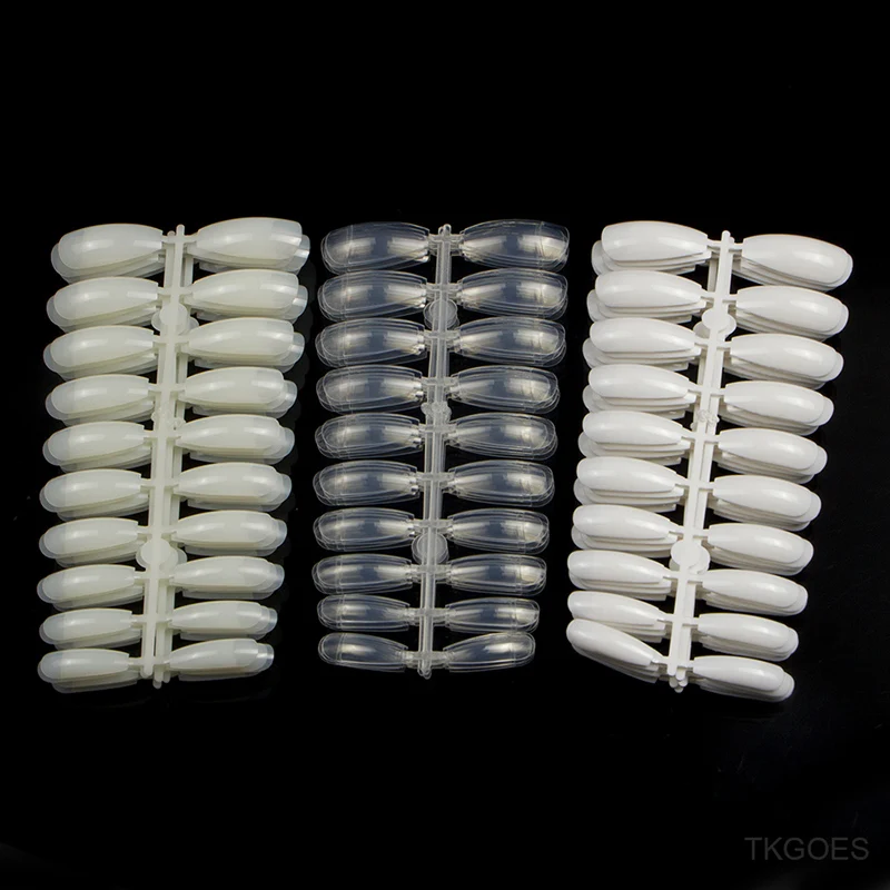 5 комплектов профессиональных длинных гвоздей для балерины гроб 3 вида цветов