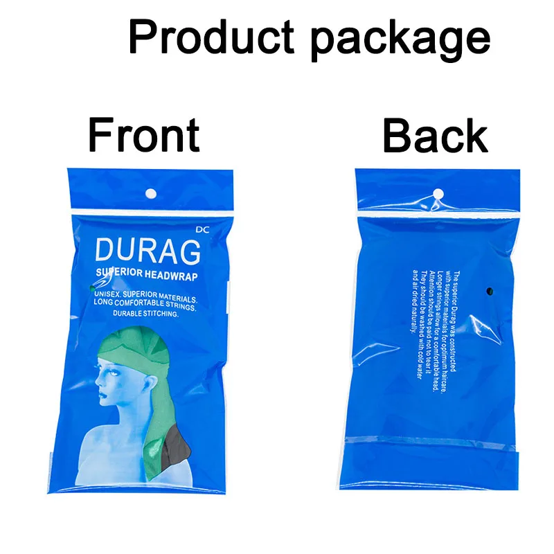 Новинка 2021 унисекс мужские s бандана Doo Durag головной убор с длинным хвостом мягкая