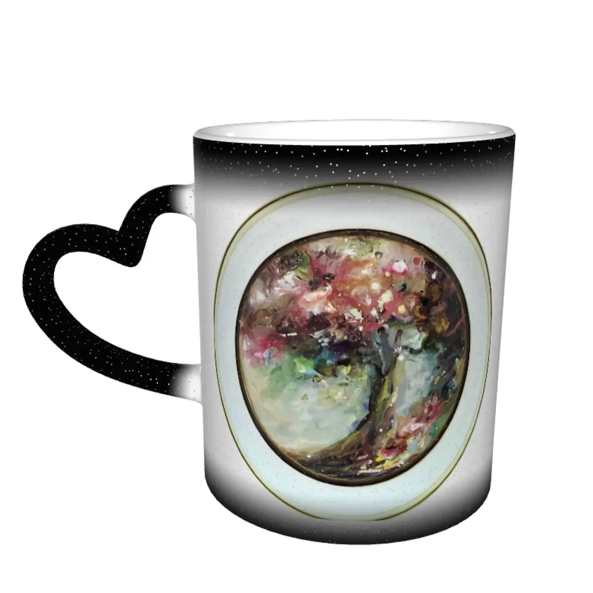 

Cherry Blossom Mug Cheap Fashion Mug Porcelain Travel That Changes Color Cups
