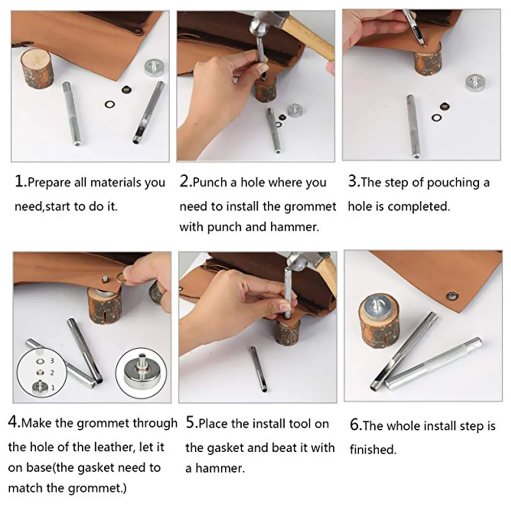 480 шт. Набор инструментов с защелками и металлическими втулками набор 12 видов