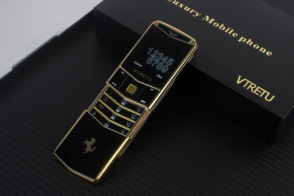Роскошный Металлический ползунок для телефона с двумя sim-картами Bluetooth Dialer MP3 Вибрация мобильный телефон с камерой FM