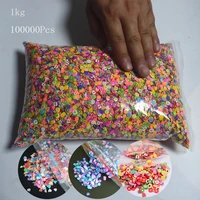 1kg 100000pc 3d polymer clay tiny strawberry fruit slices smile love heart diy nail art diy decorations supplies wholesale