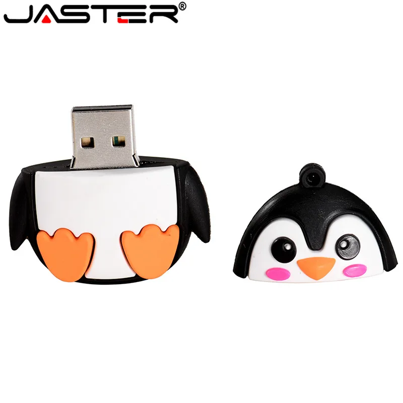 Usb флеш-накопитель JASTER 64 Гб в стиле мультфильма Пингвин сова лиса usb 2 0 4 ГБ 8 16 32 |
