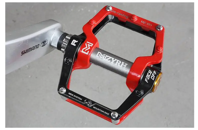 Bicycle pedals Ultralight aluminum alloy bearing ankle CNC machining Mountain bike Palin pedal