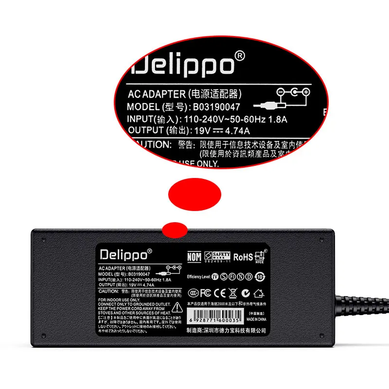 Универсальный адаптер для ноутбука 19 в 18 5 А зарядное устройство источник питания