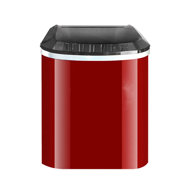 

220V Mini Electric Round Ice Maker Automatic Ice Machine For Travel Milktea Shop Household Or Commercial Using