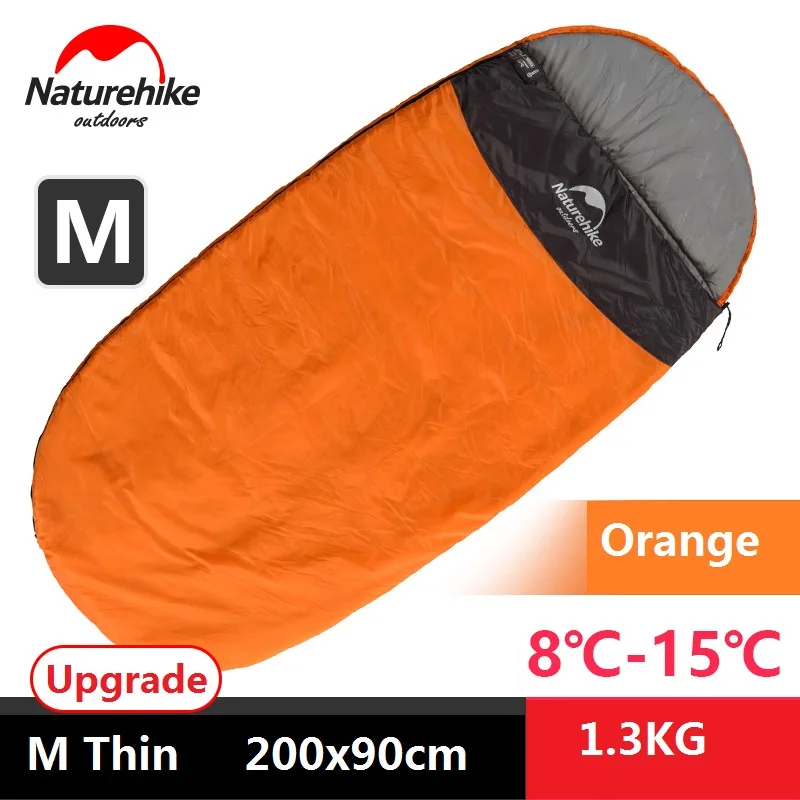 Туристический односпальный мешок Naturehike для взрослых теплая портативная уличная