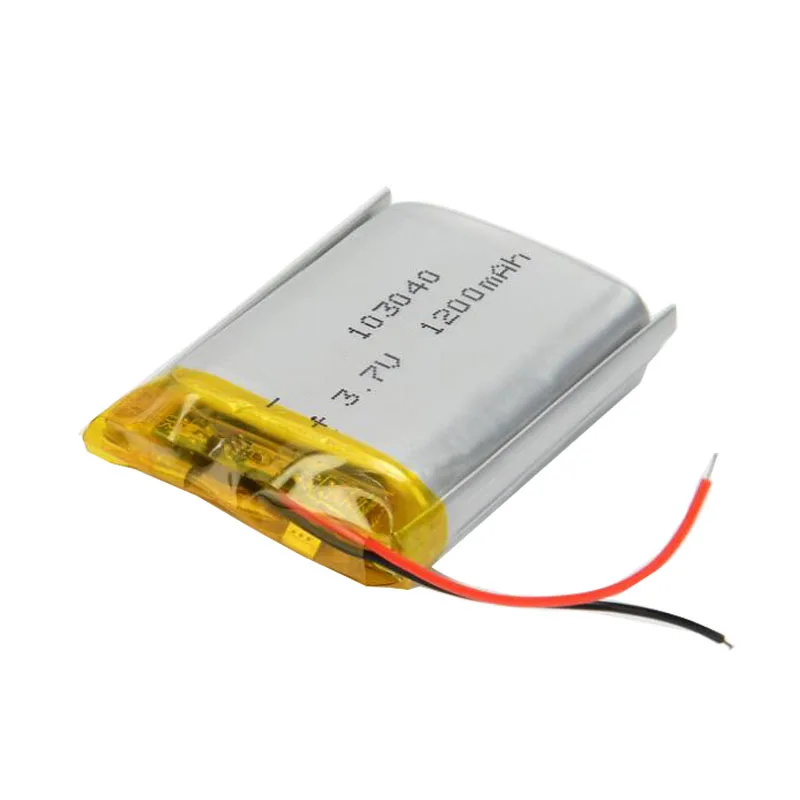 3,7 V 1200mAh 103040 литий-полимерная LiPo аккумуляторная батарея для MP3 MP4 gps psp VR DVR DVD мобильный видео игры планшет внешний аккумулятор