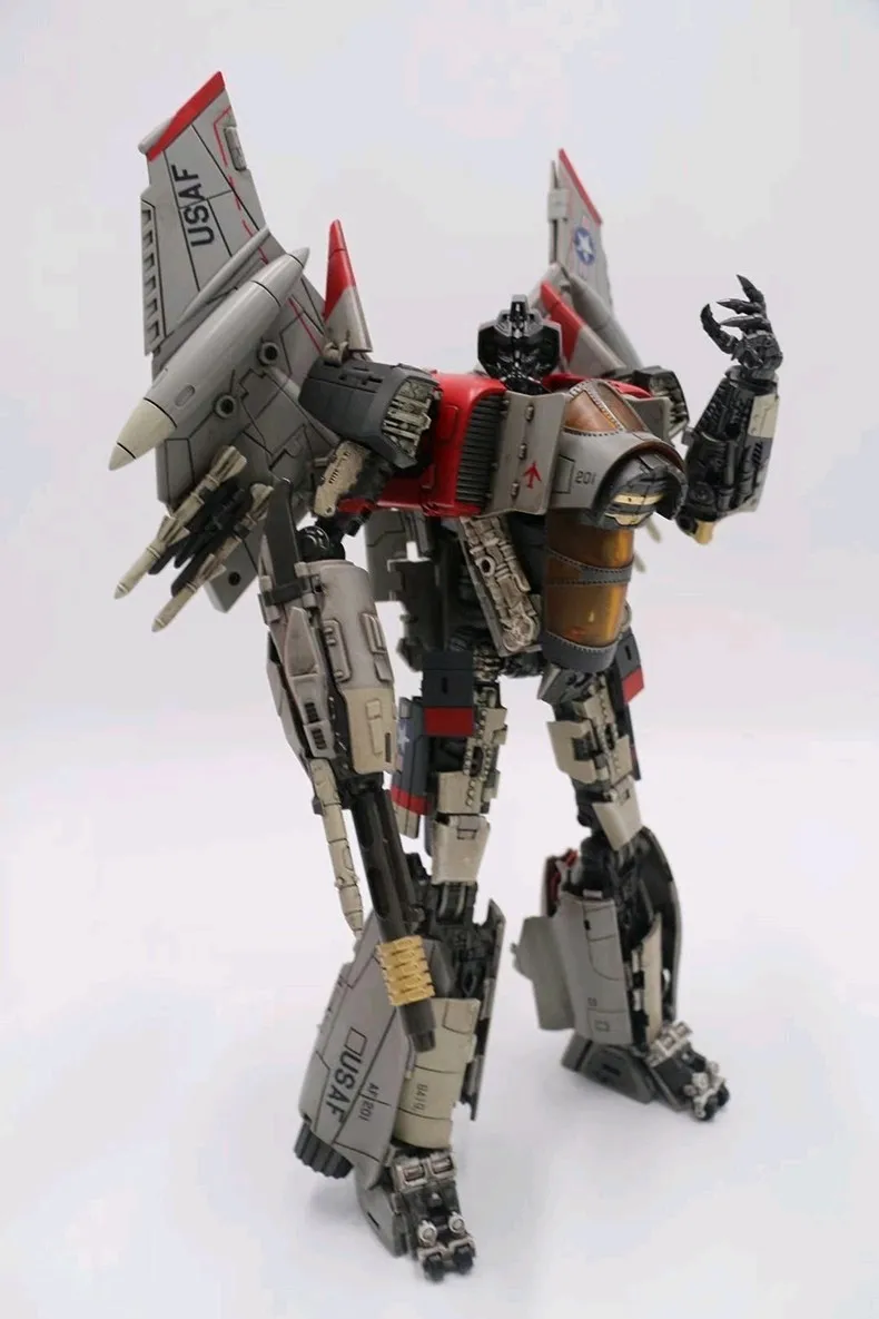 Экшн фигурка Thunder Warrior SX01 SX 01 02 Soundwave Blitzwing Plane с светильник кой Triplechanger G1 SPL55|Игровые