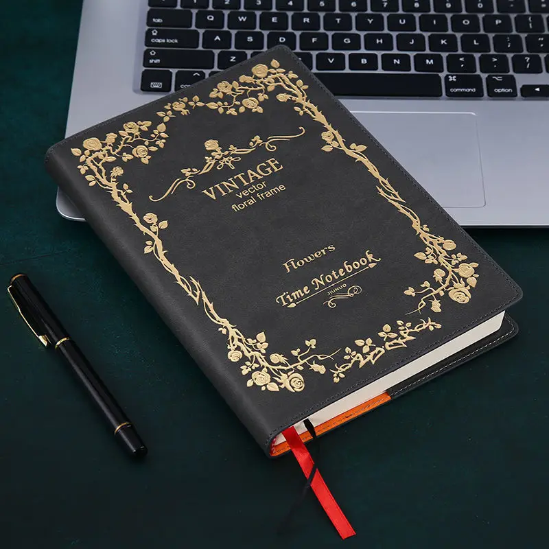 

A5 Note Book Diary Magic Book Creative European Retro Art Thickened Notebook School Supplies Notebook 2022 New Agenda Planner